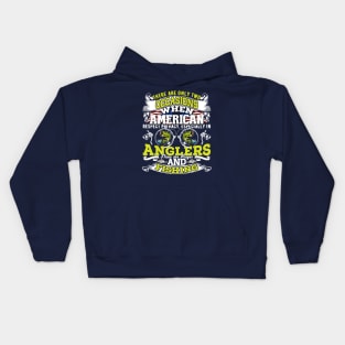 Fishing T-Shirt For Special American Occasion Kids Hoodie